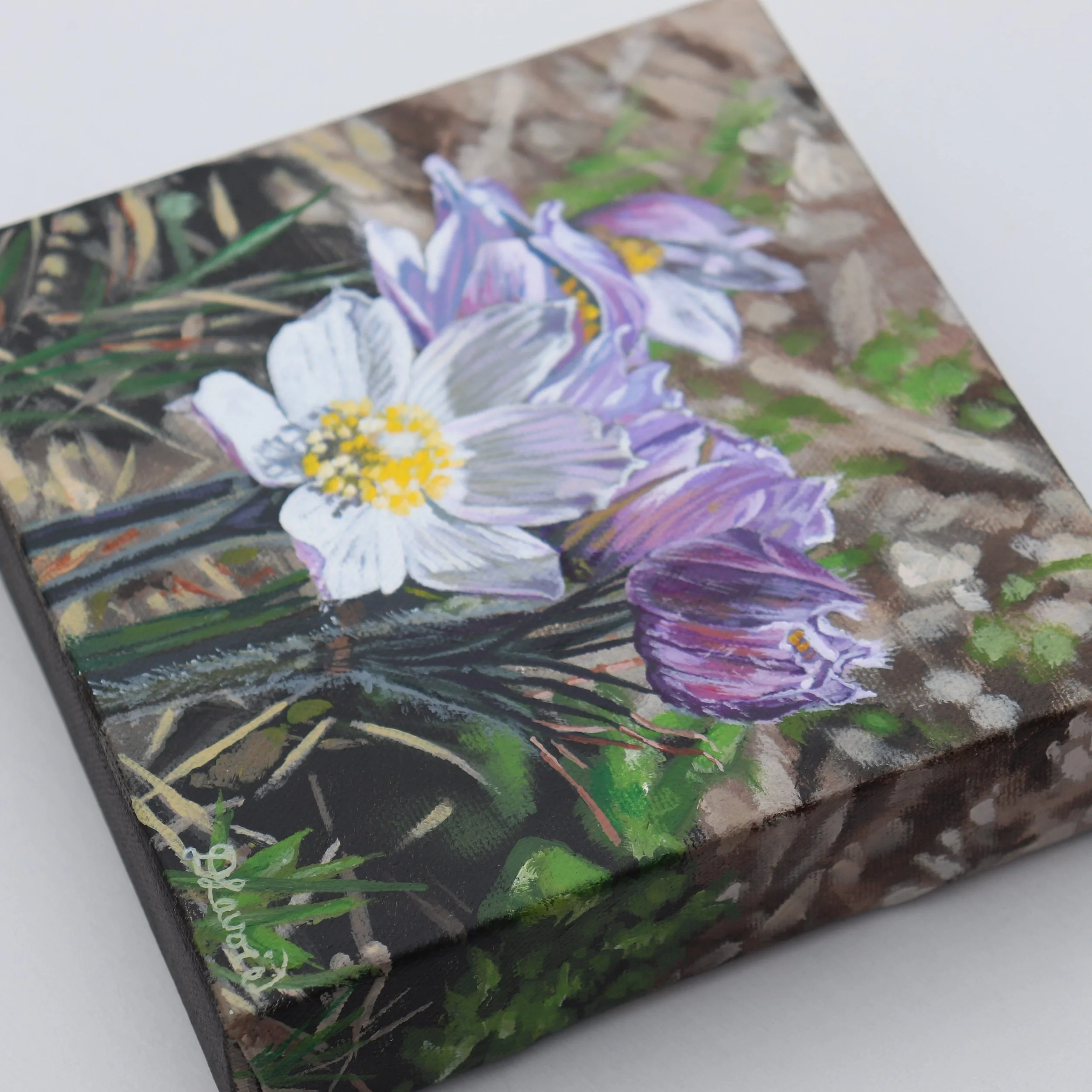 It's Time 6x6 Acrylic on Canvas Side View.jpg