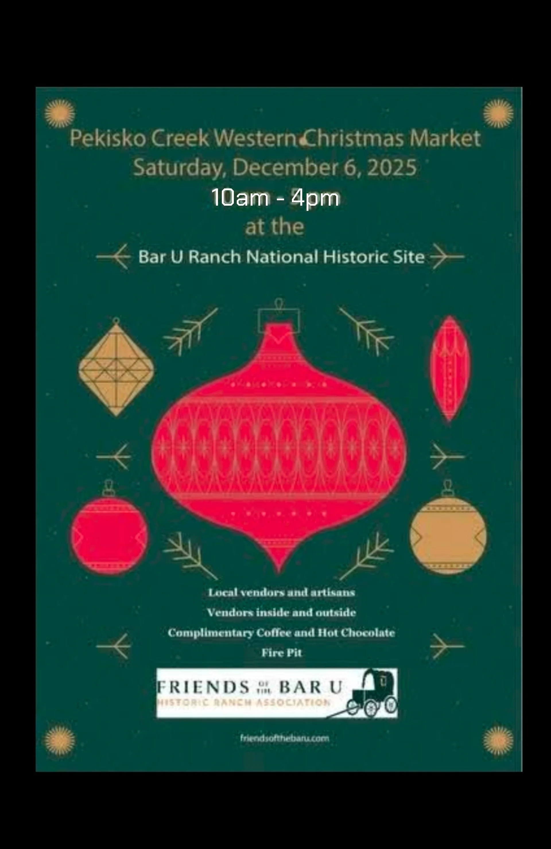Bar U Ranch Christmas Market!