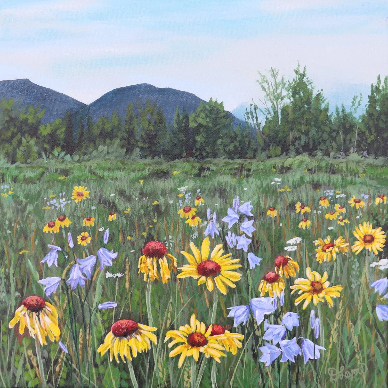 A Wildflower Walk_12x12 Acrylic on Canvas_1600pixels.JPG