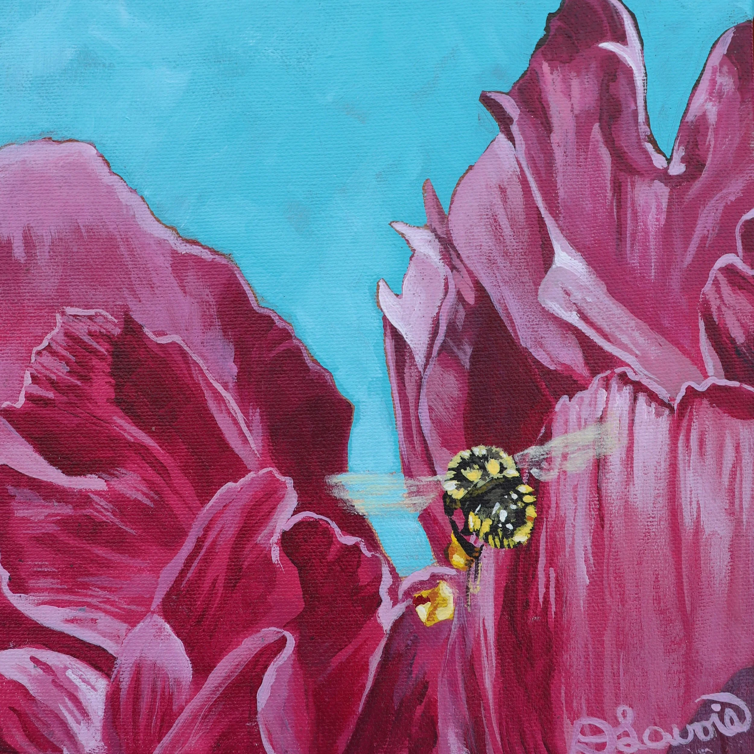 I Bee-Lieve I can Fly 8x8 Acrylic on Canvas.jpg