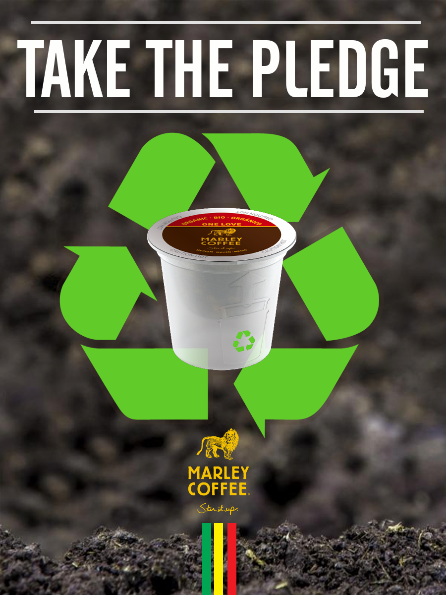 marley coffee x take the pledge