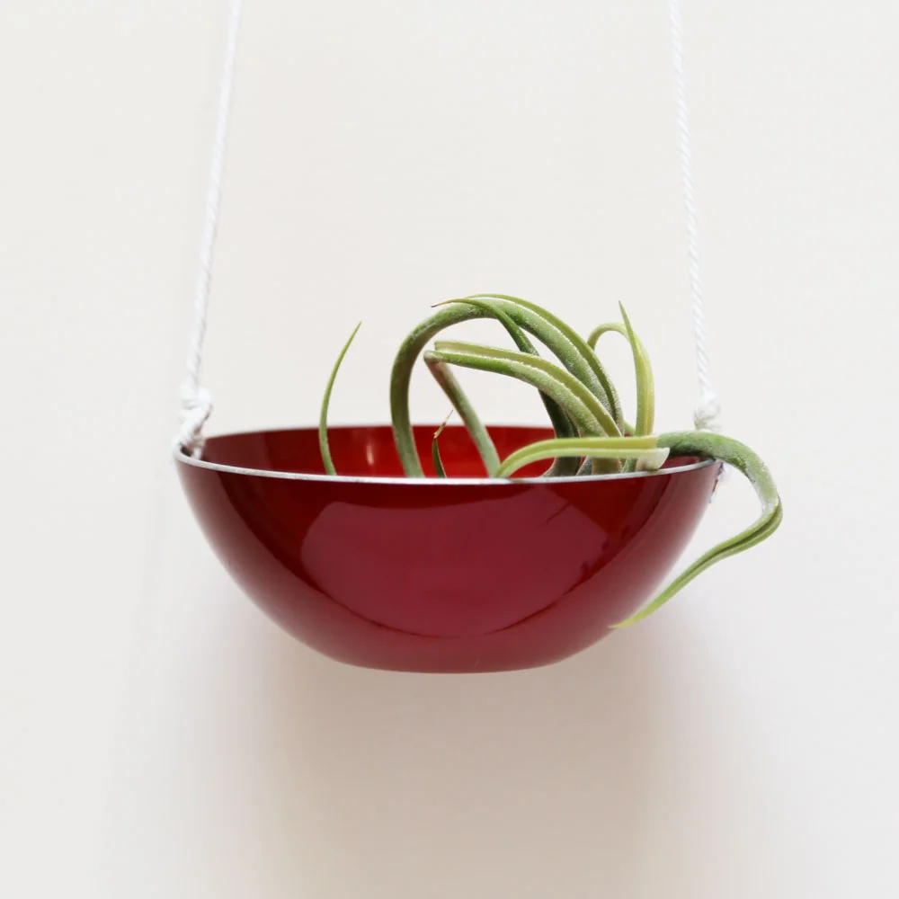 Bergen hanging planter made from vintage bowl $45 // found by a prop stylist // courtney dawley