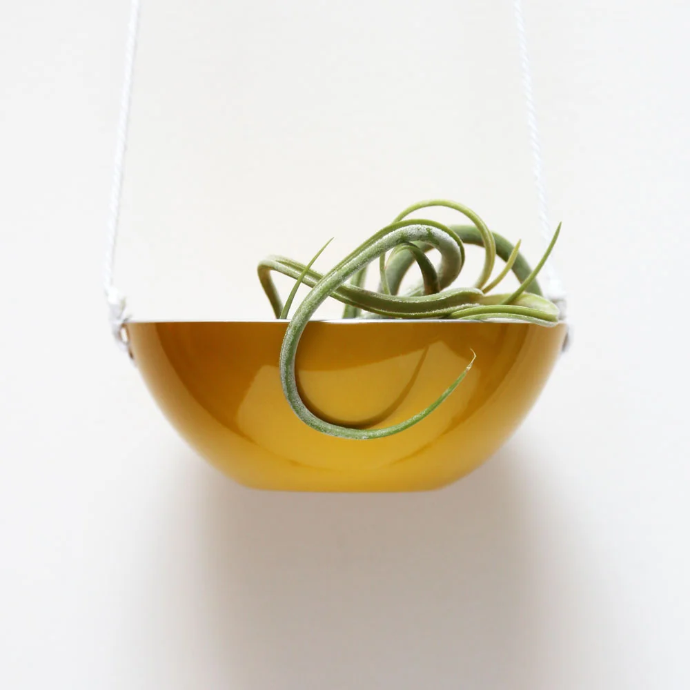 Bergen hanging planter made from vintage bowl $45 // found by a prop stylist // courtney dawley