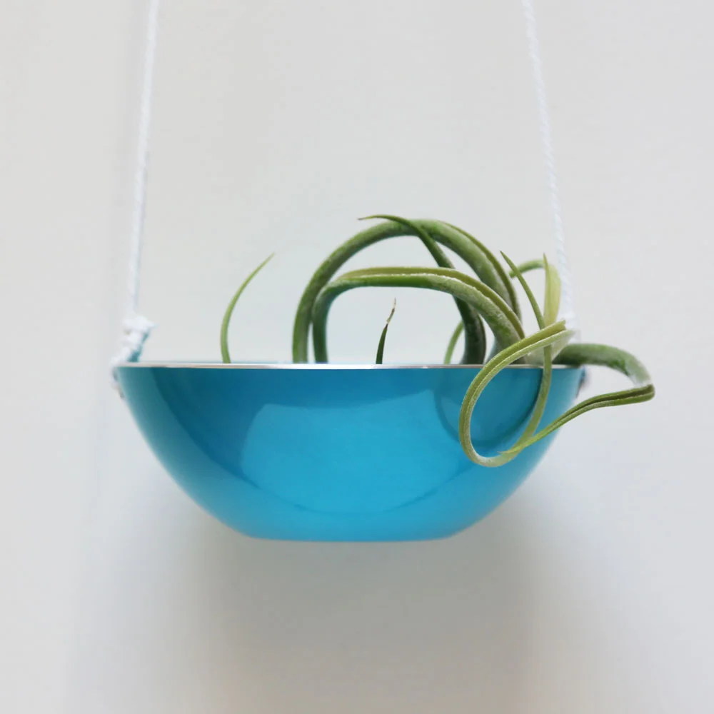 Bergen hanging planter made from vintage bowl $45 // found by a prop stylist // courtney dawley
