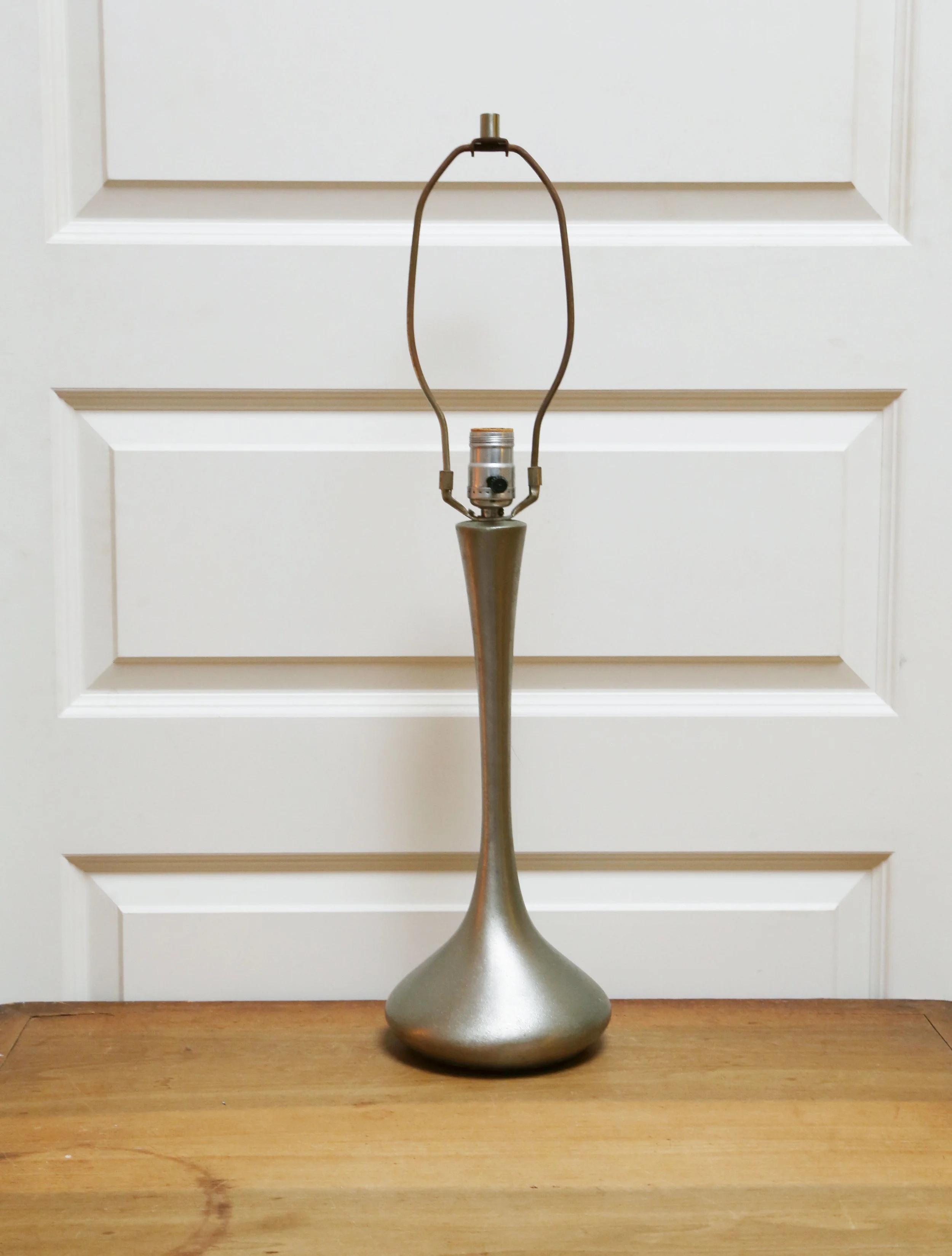 Vintage Laurel lamp co matte silver genie lamp $200 // found by a prop stylist // courtney dawley