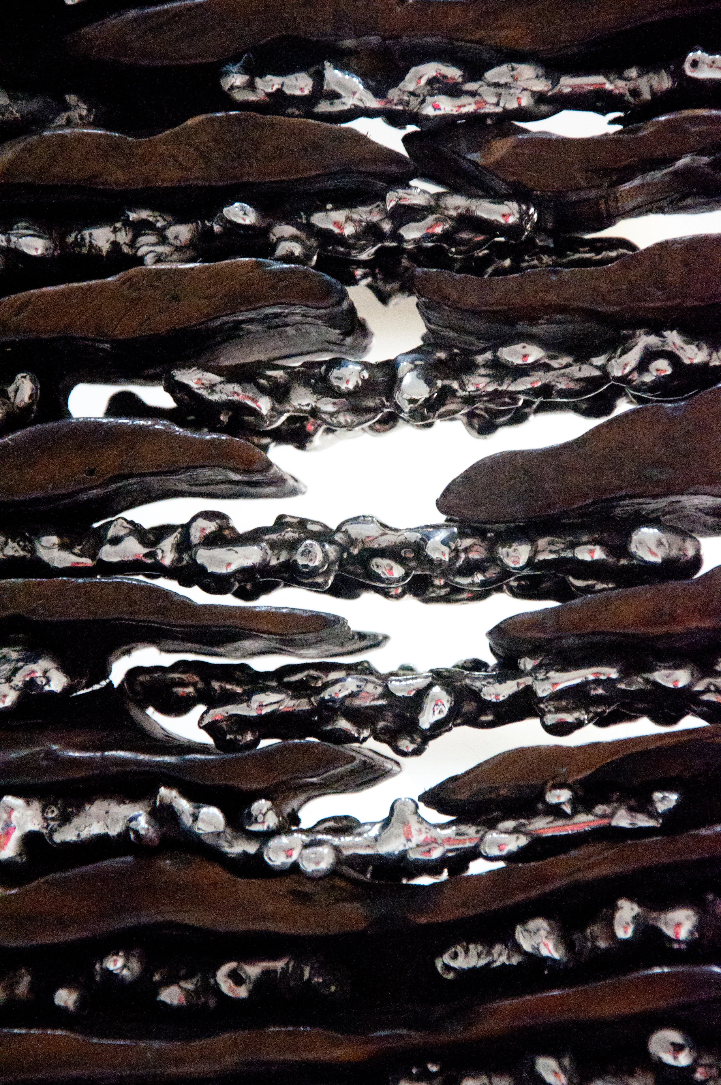 The Stainless Steel and Aged Teak Wood Collection