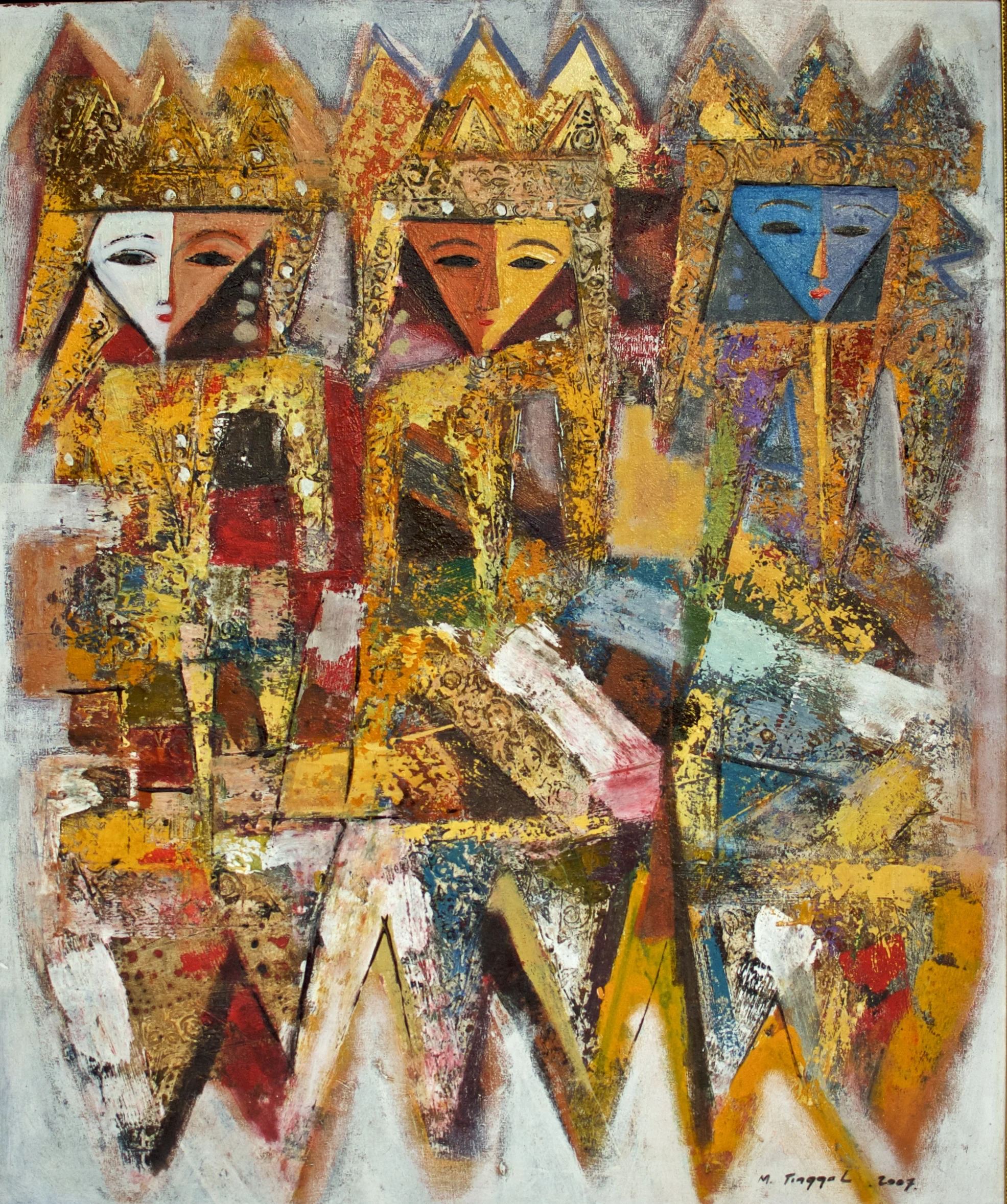 Mirror Mirror (Painting, 120x100 cm)