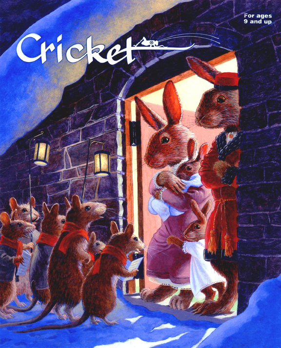 Cricket Magazine cover illustration, December 2003