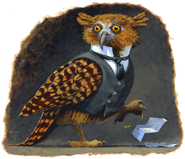 "Custis Owl," personal piece