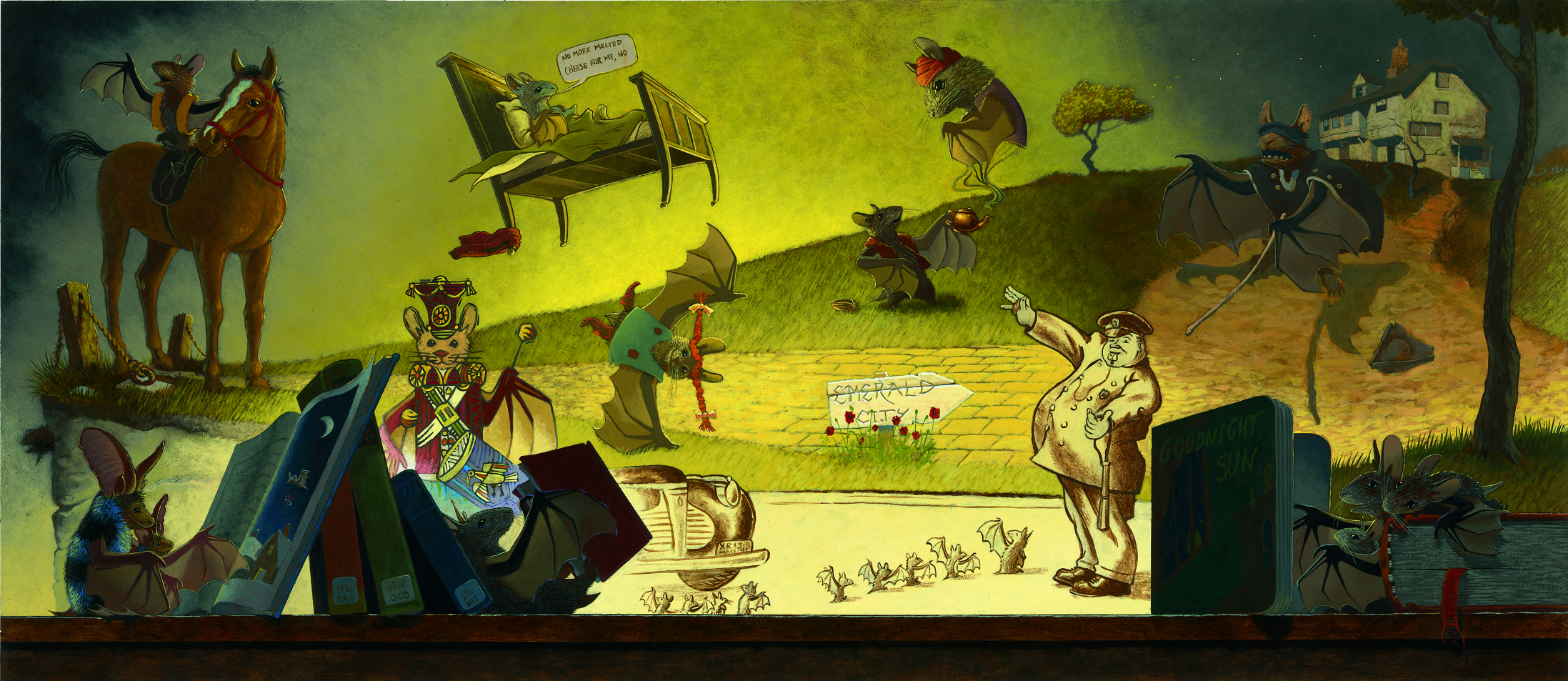 "storytime for bats," from BATS AT THE LIBRARY