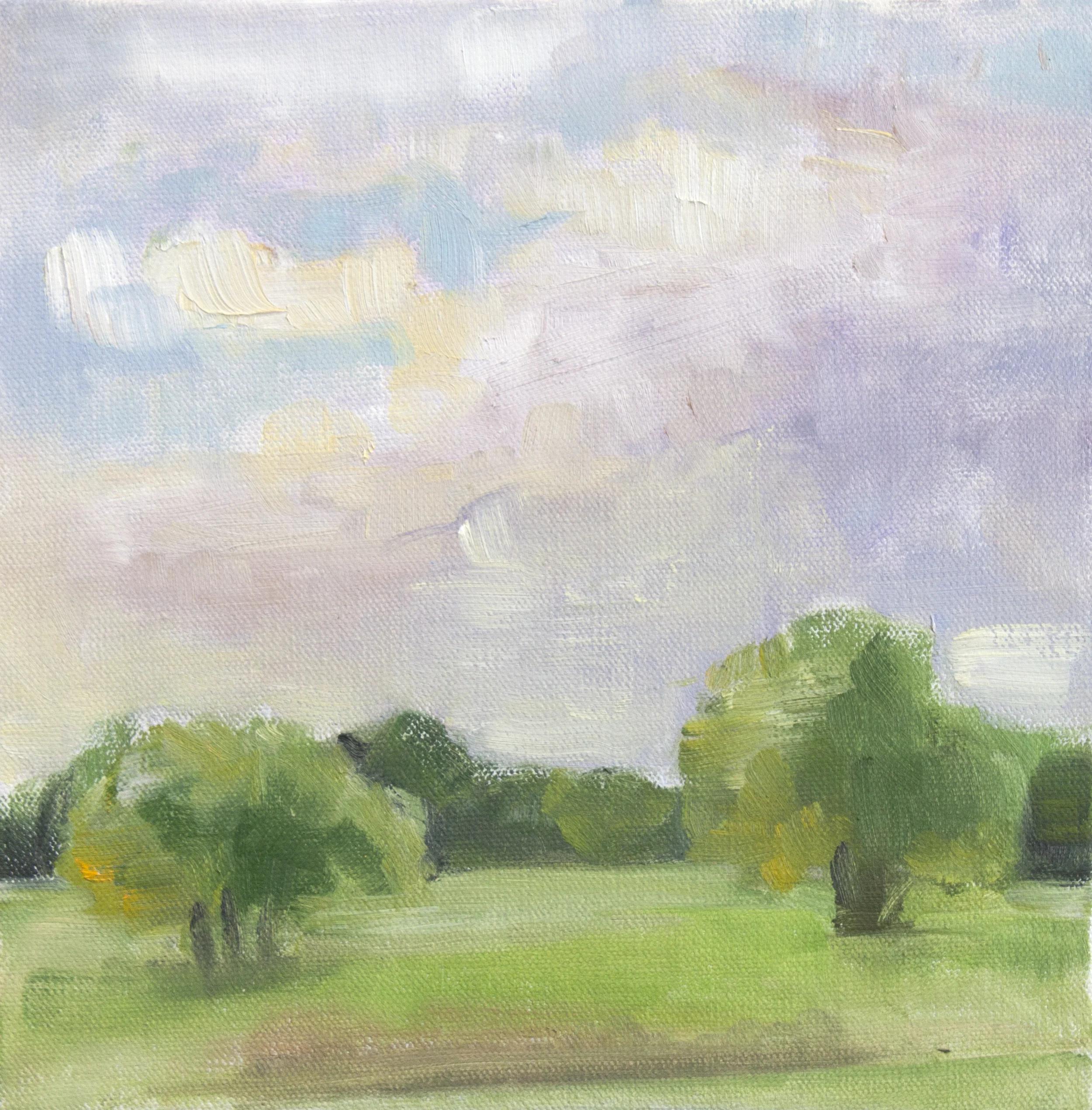 Study for 'Sunlight Diptych I', 10" x 10"