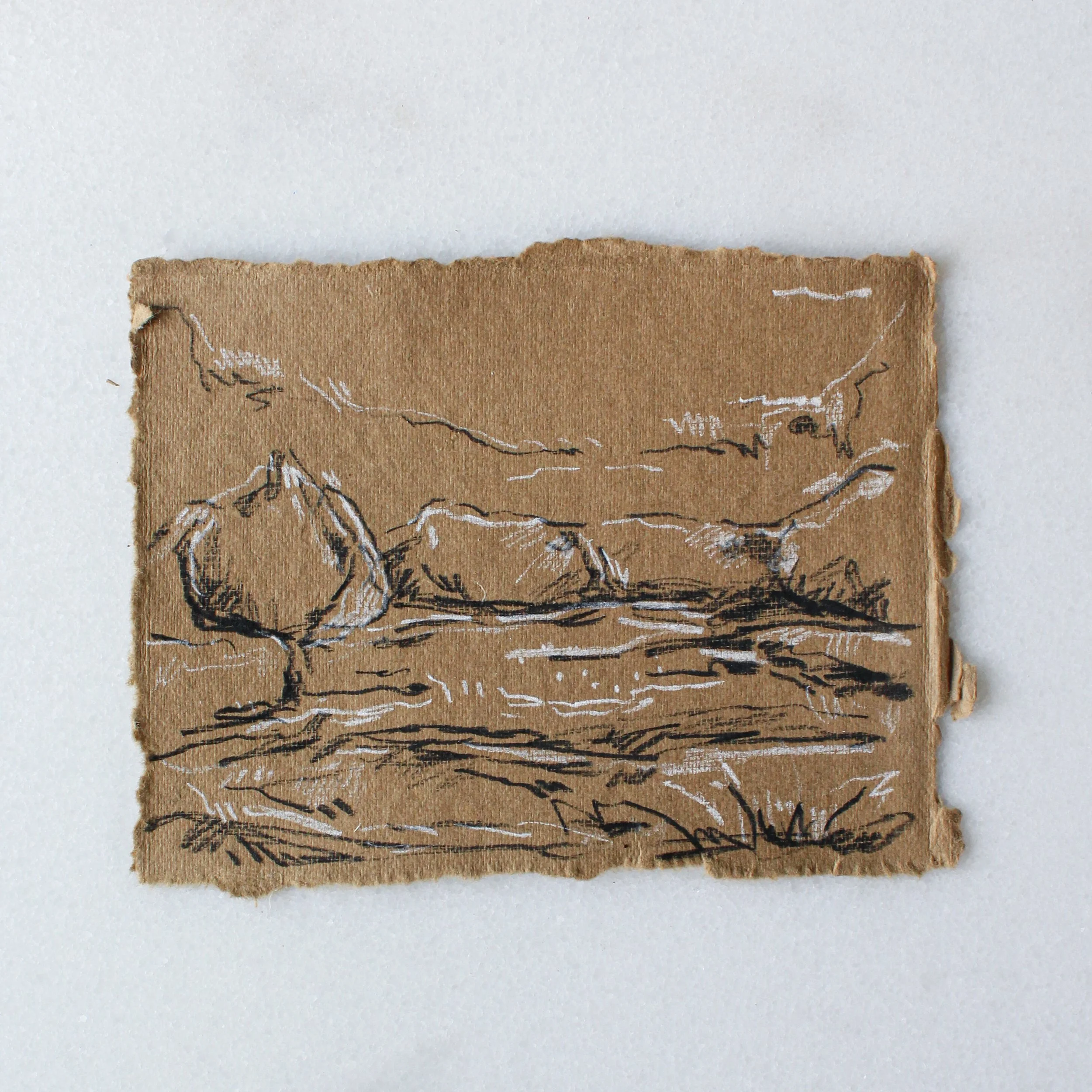 Framed Landscape Sketch No. 04