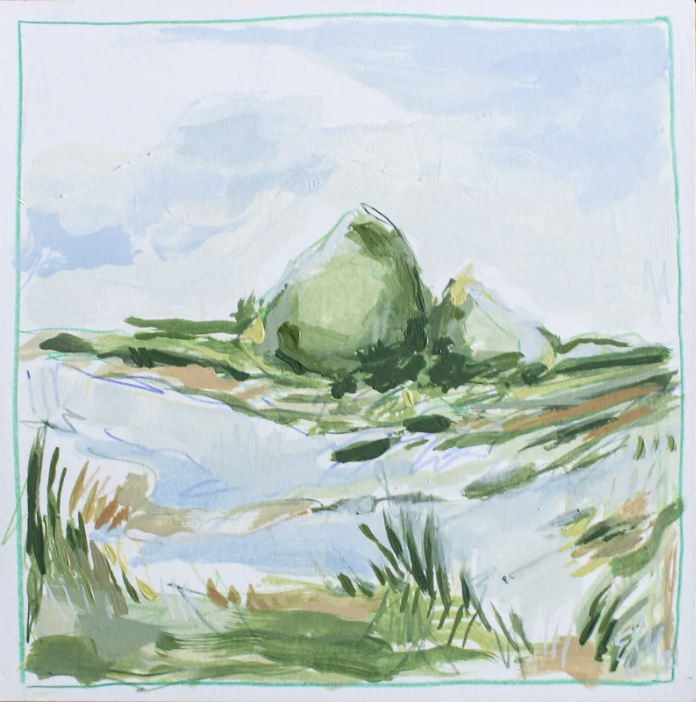 Spring Grasses PRINT, 36x36"