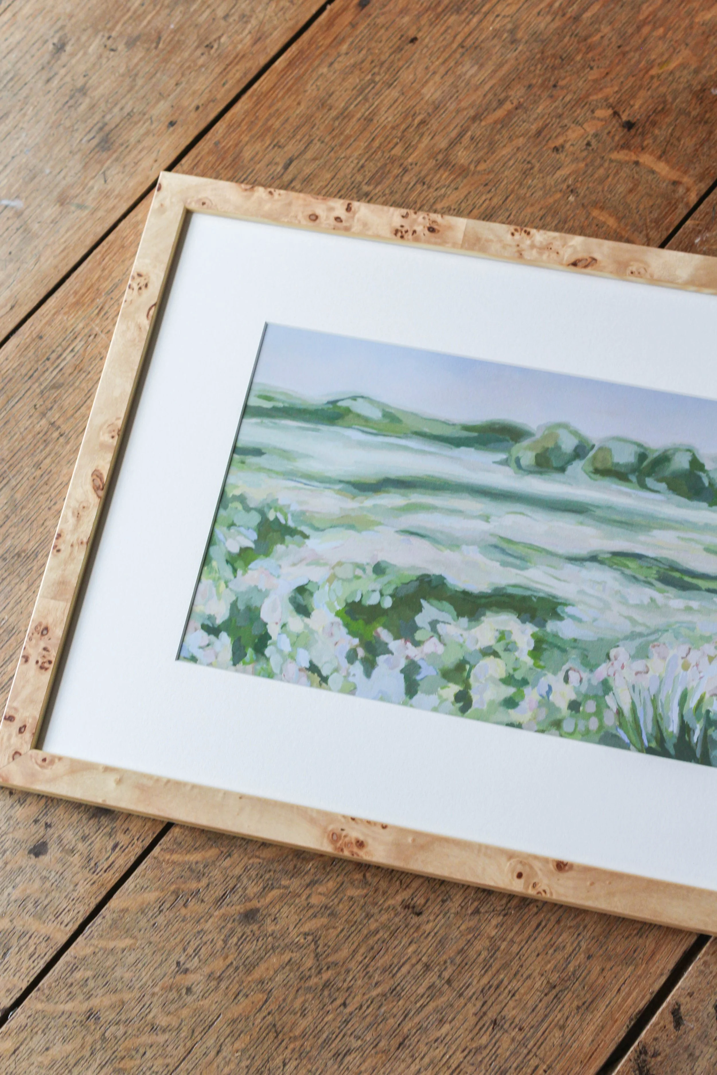 'Under The Summer Sun' Framed 8x16" Print