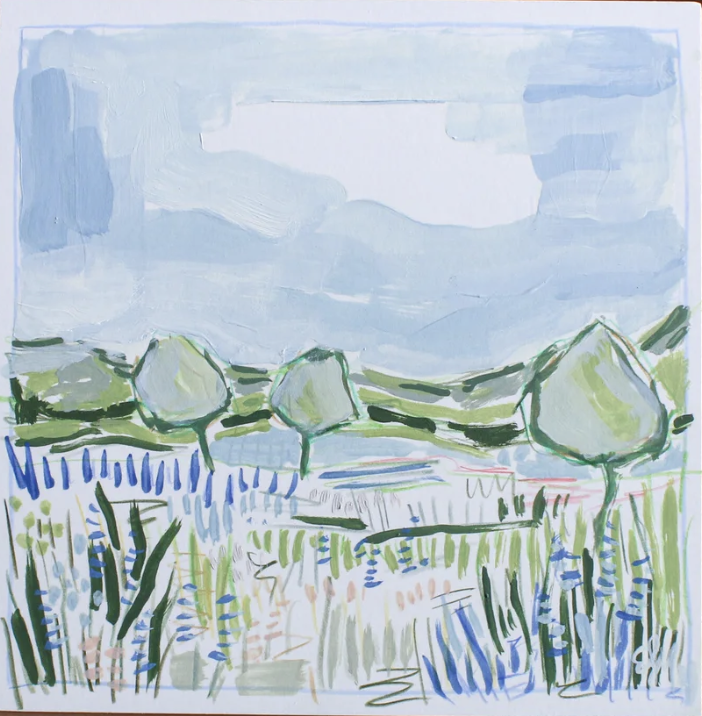 Blowing In The Wind PRINT, 24x24"