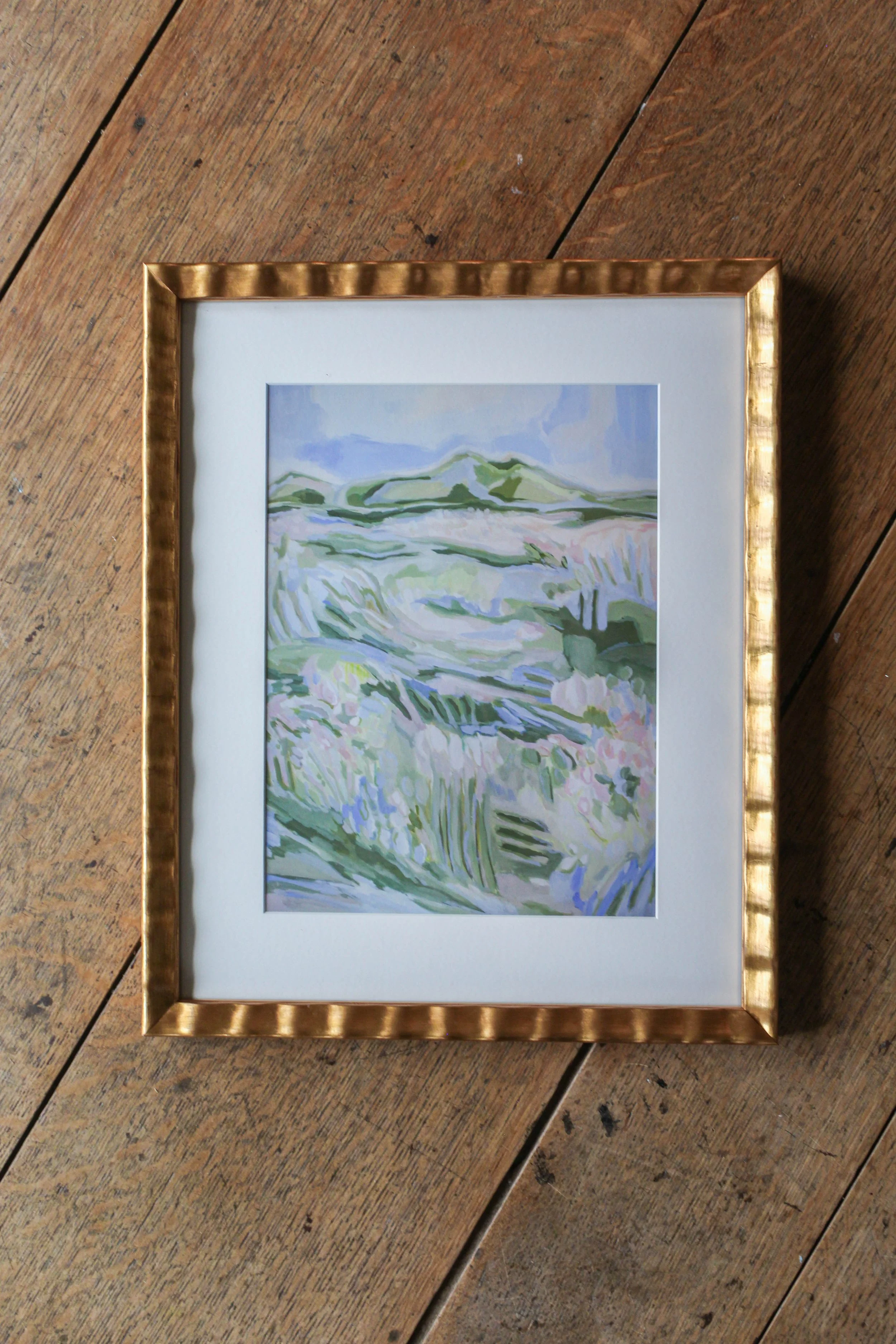 'Wildflower Fields' Framed 9x12" Print