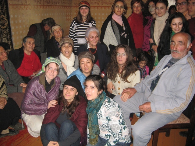 Kitka in Aparan, Armenia with Hasmik Hartyunyan, Jora Grigorian & ethnomusicology students from The Komitas Conservatory of Yerevan 2010