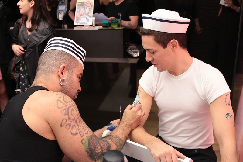 sailors with tattoo