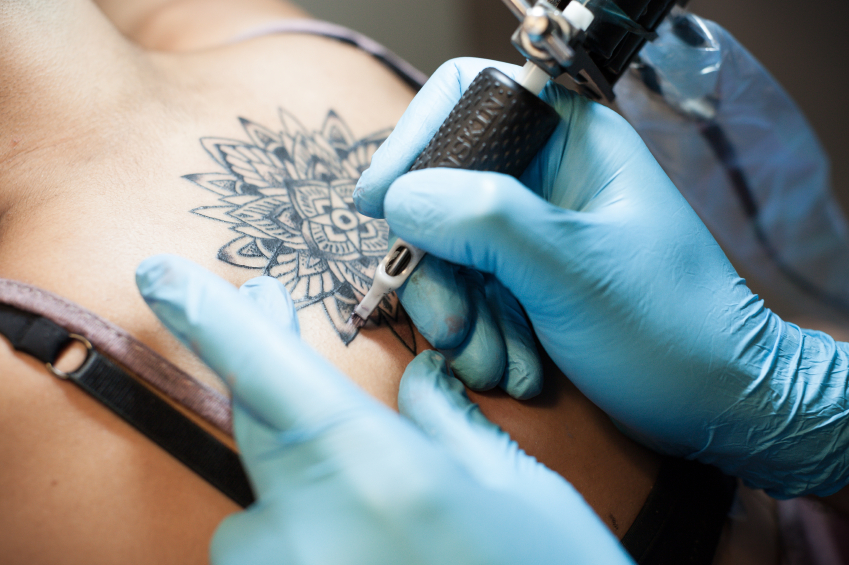 tattooing procedure