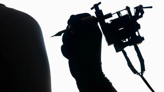 tattoo equipment silhouette