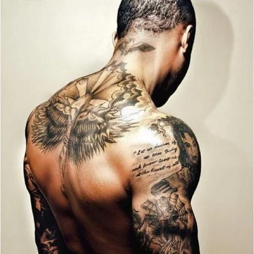 man with tattoos