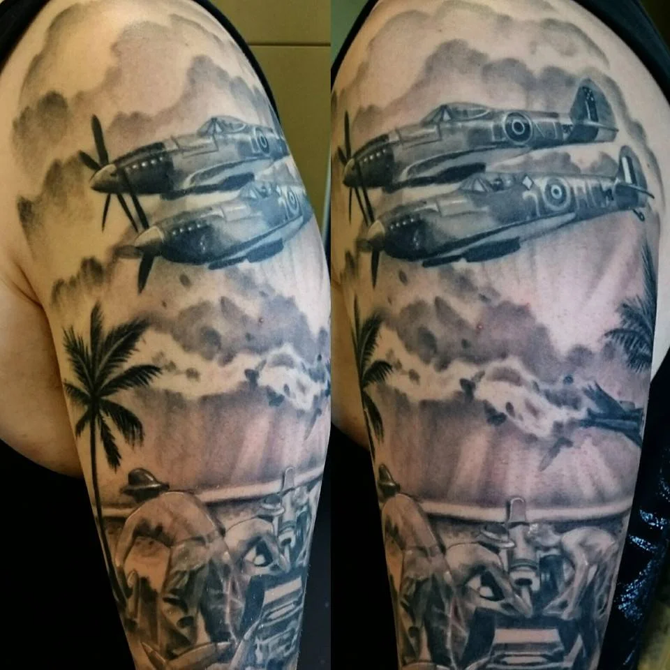 world war 2 tattoo
