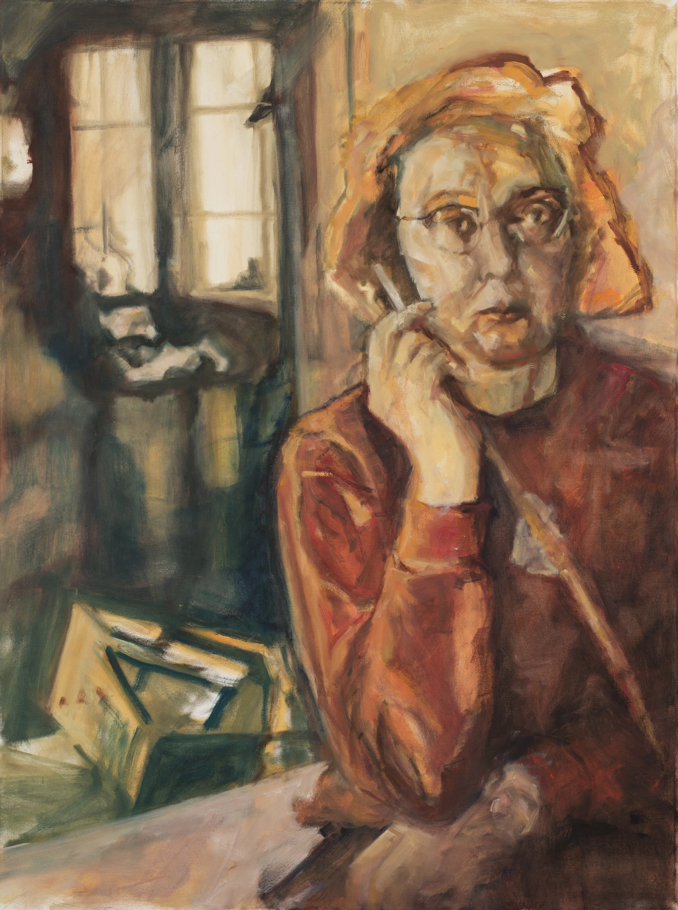 Woman In Orange