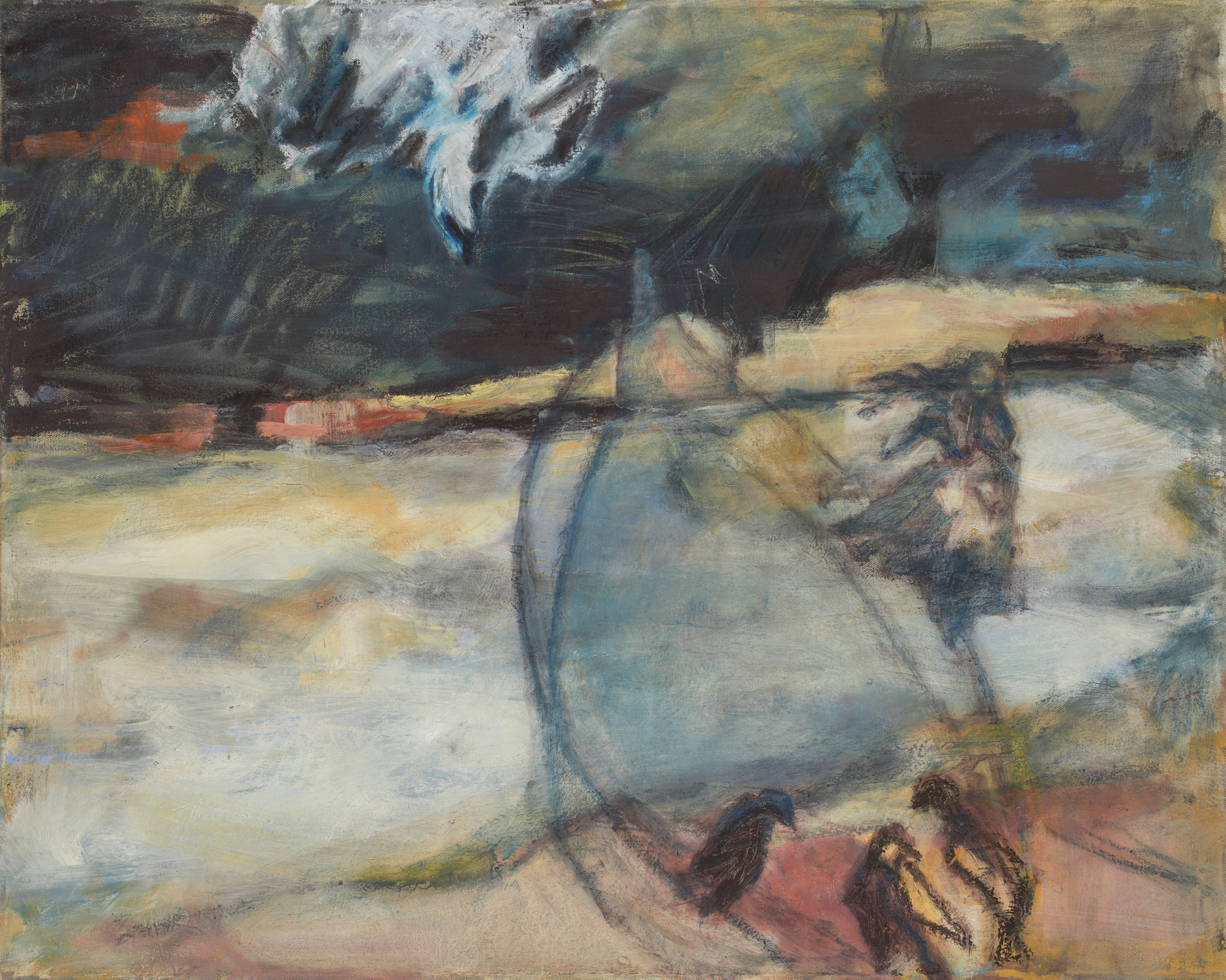 Transparent Boat Oil on Canvas 24" x 30" $1,500