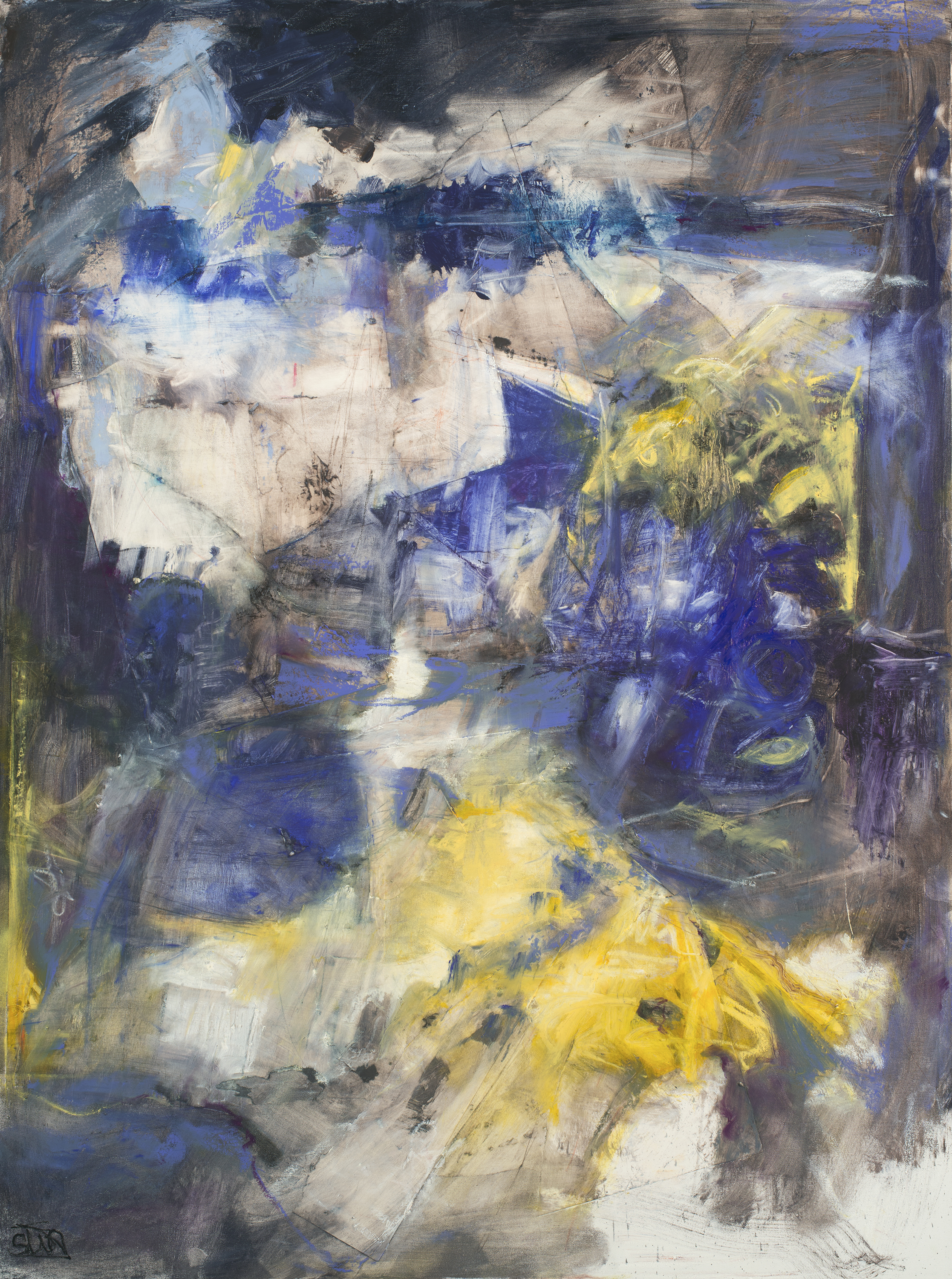 Night Time Interrupted Oil on Canvas 48" x 36" $1,600