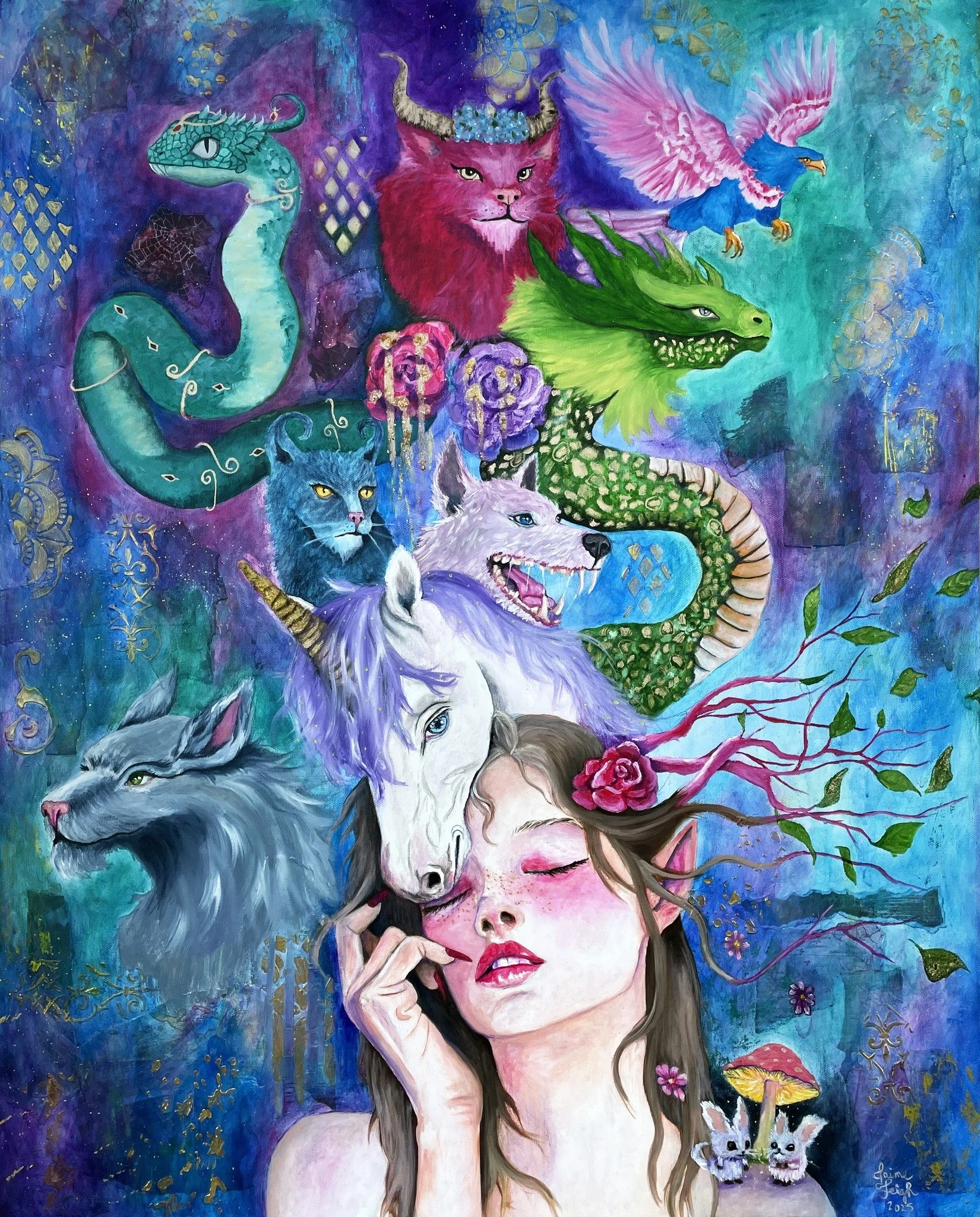 The Beasts Within Gothic Fine Art Print
