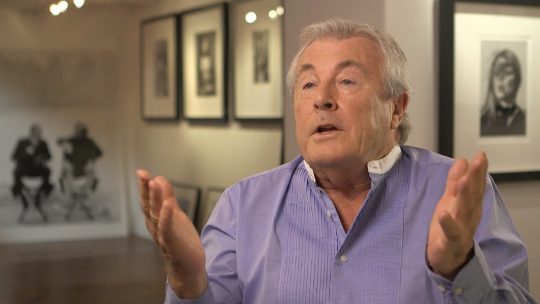 Legendary photographer Terry O'Neill, Iconic Images Gallery shoot, London