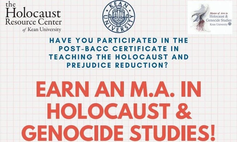 Virtual Information Session: Holocaust Resource Center of Kean University