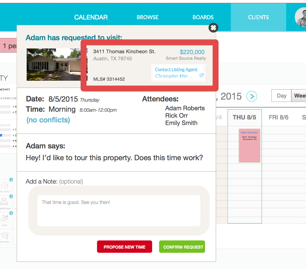Easy to find address, contact information