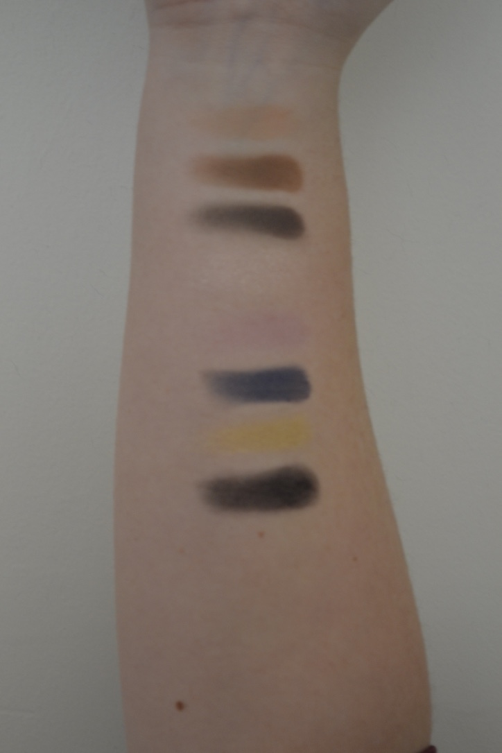 Top to bottom: Stark, Zone, Serious, Pop, Harajuku, Danger, 1987, and Blackout.