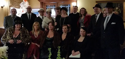 All dressed up and ready for some high stakes espionage.
