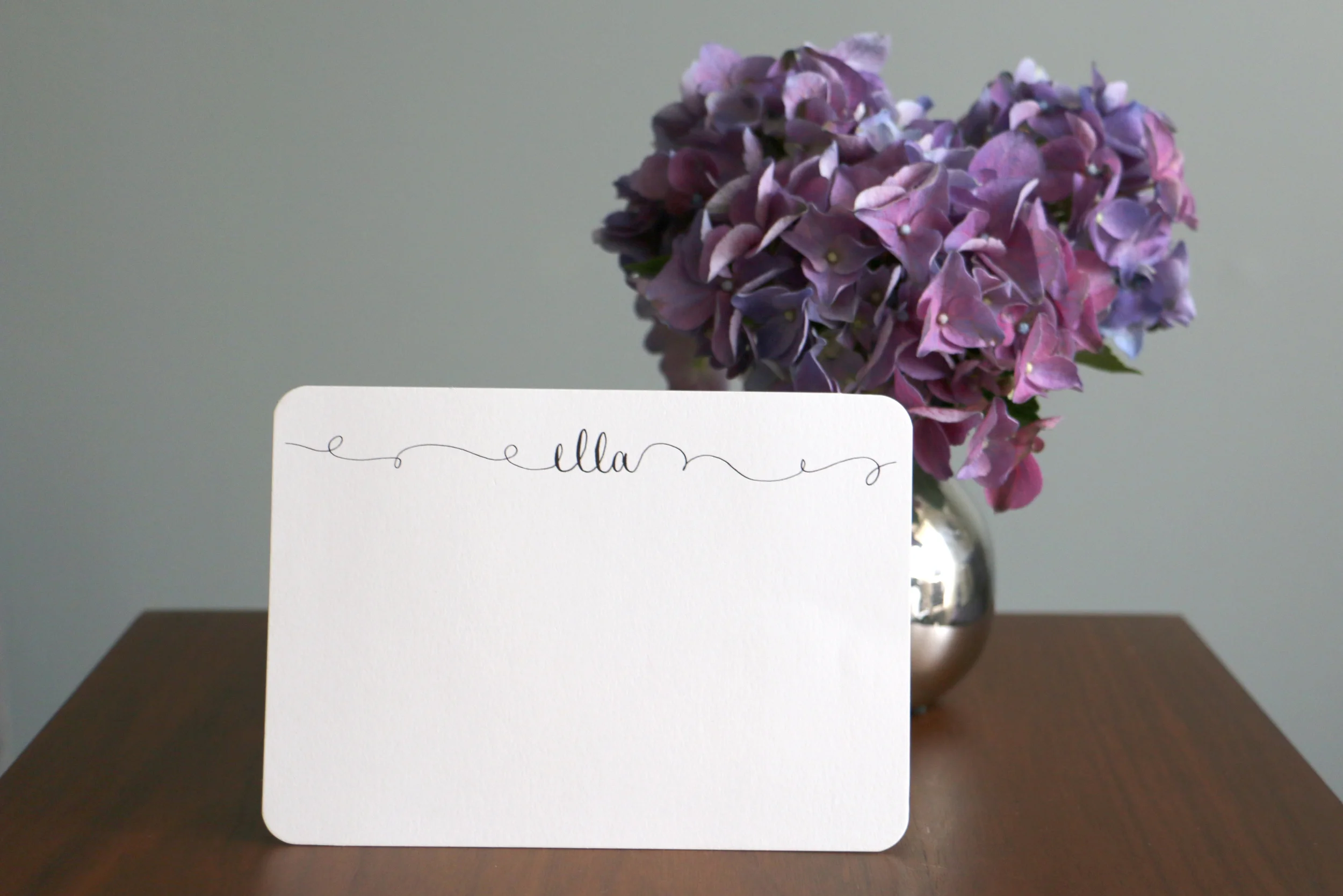 Customized Name Stationery