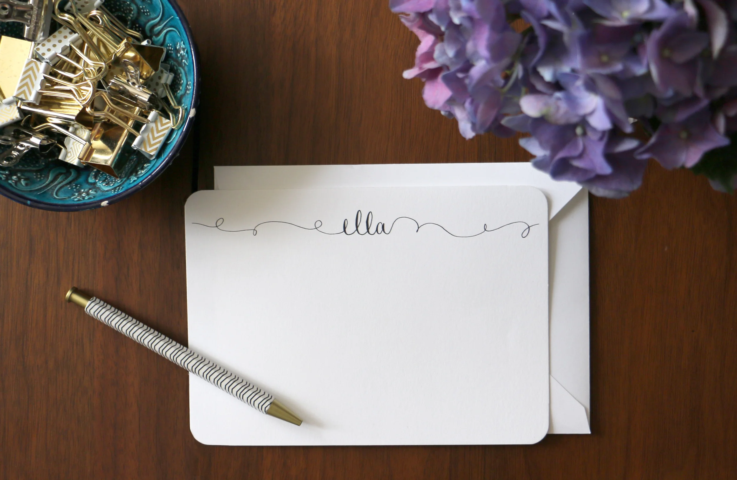 Customized Name Stationery