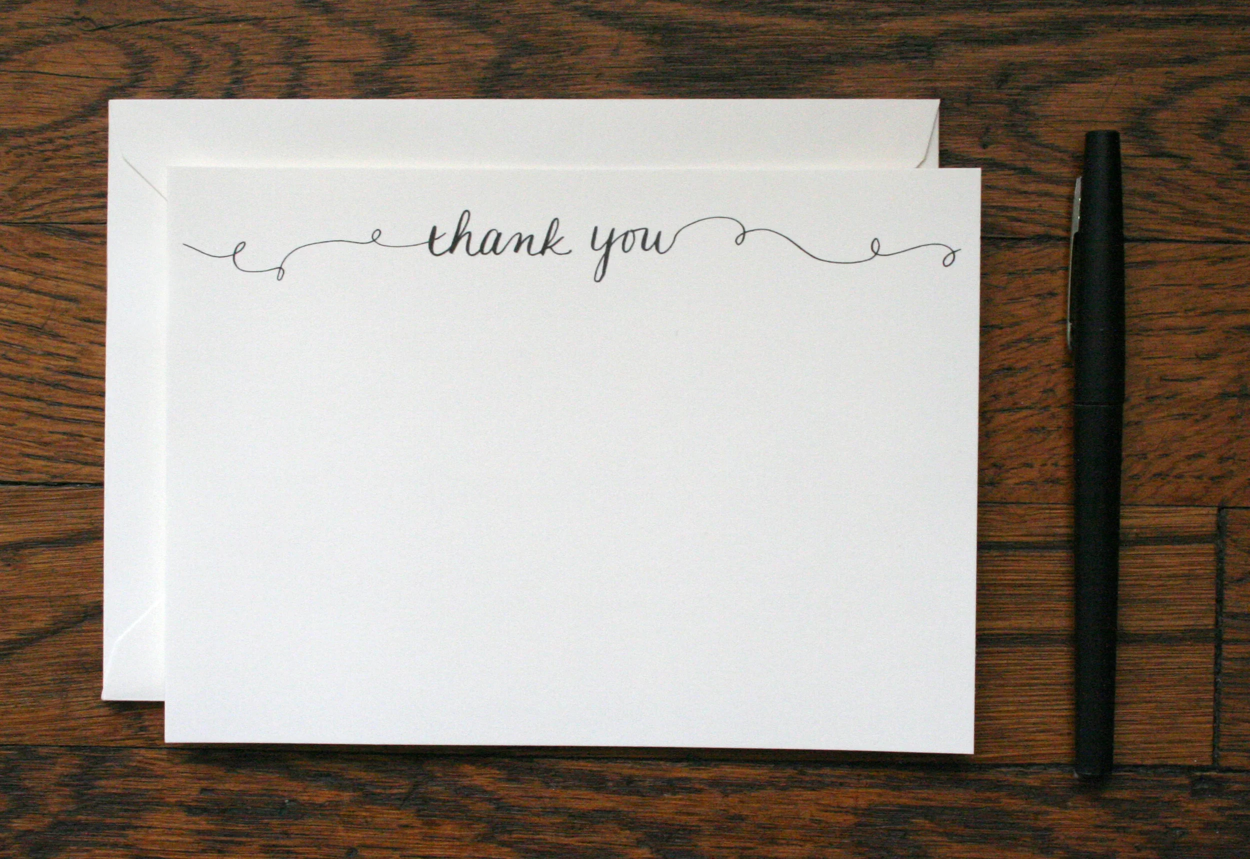 Thank You Stationery - set of 12 cards + envelopes