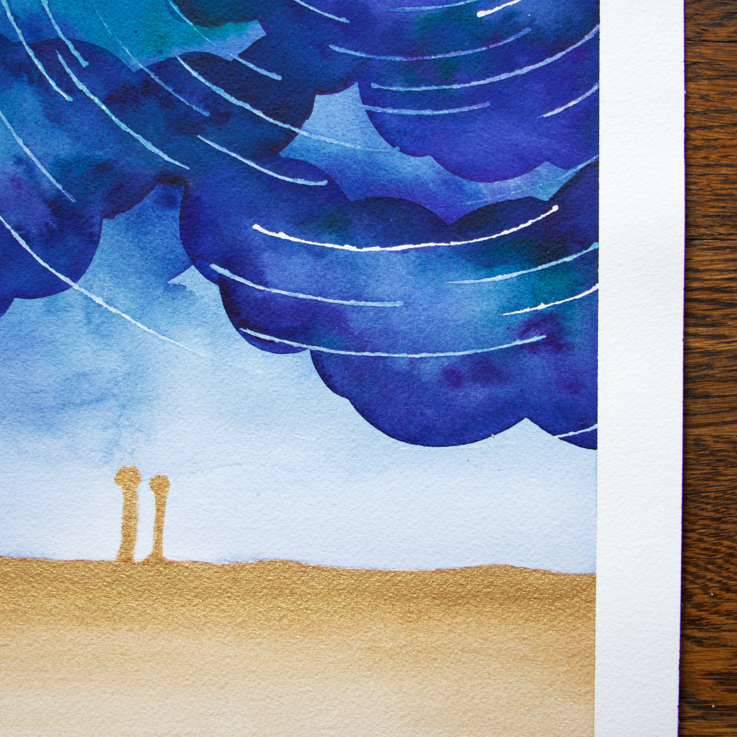 Paper by JLee: Night Sky Watercolor