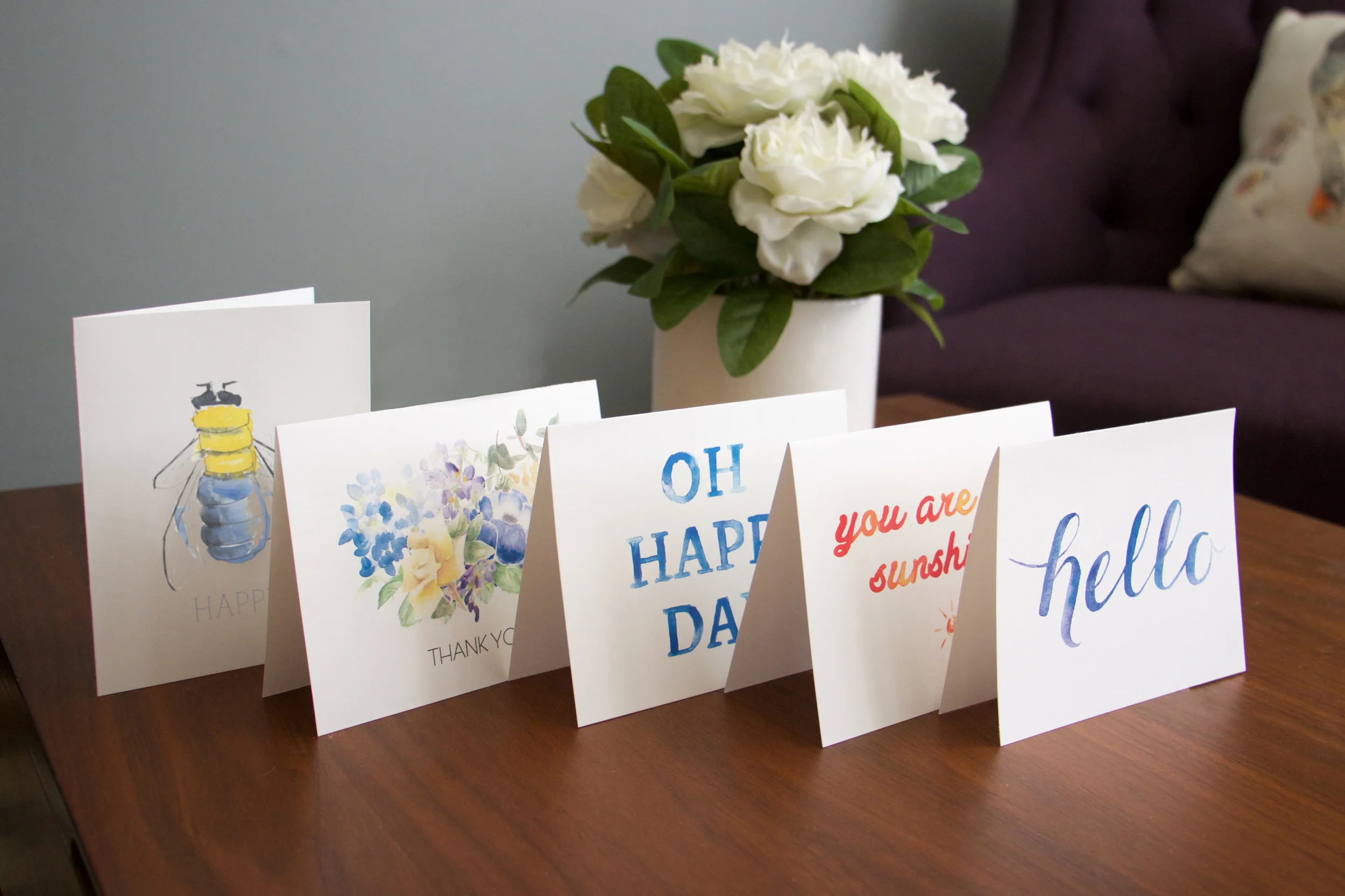 Mixed Greeting Card Stationery Set