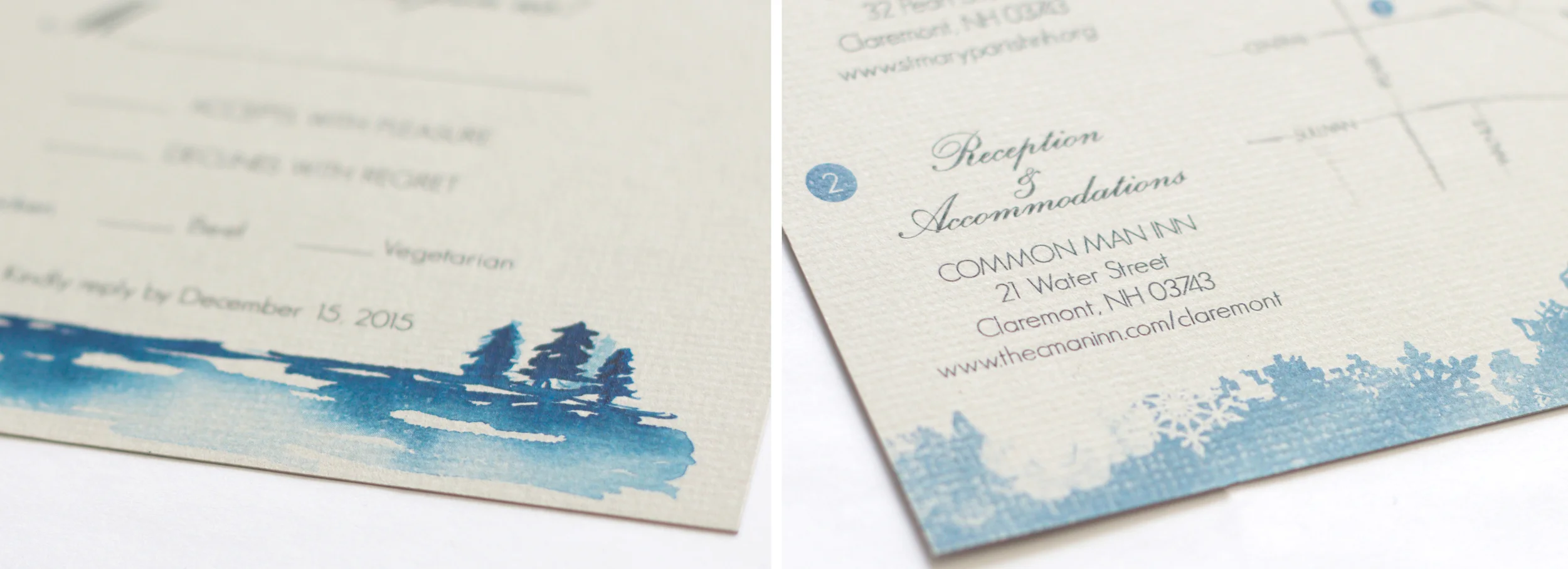 Paper by JLee: Winter Wedding Invitations