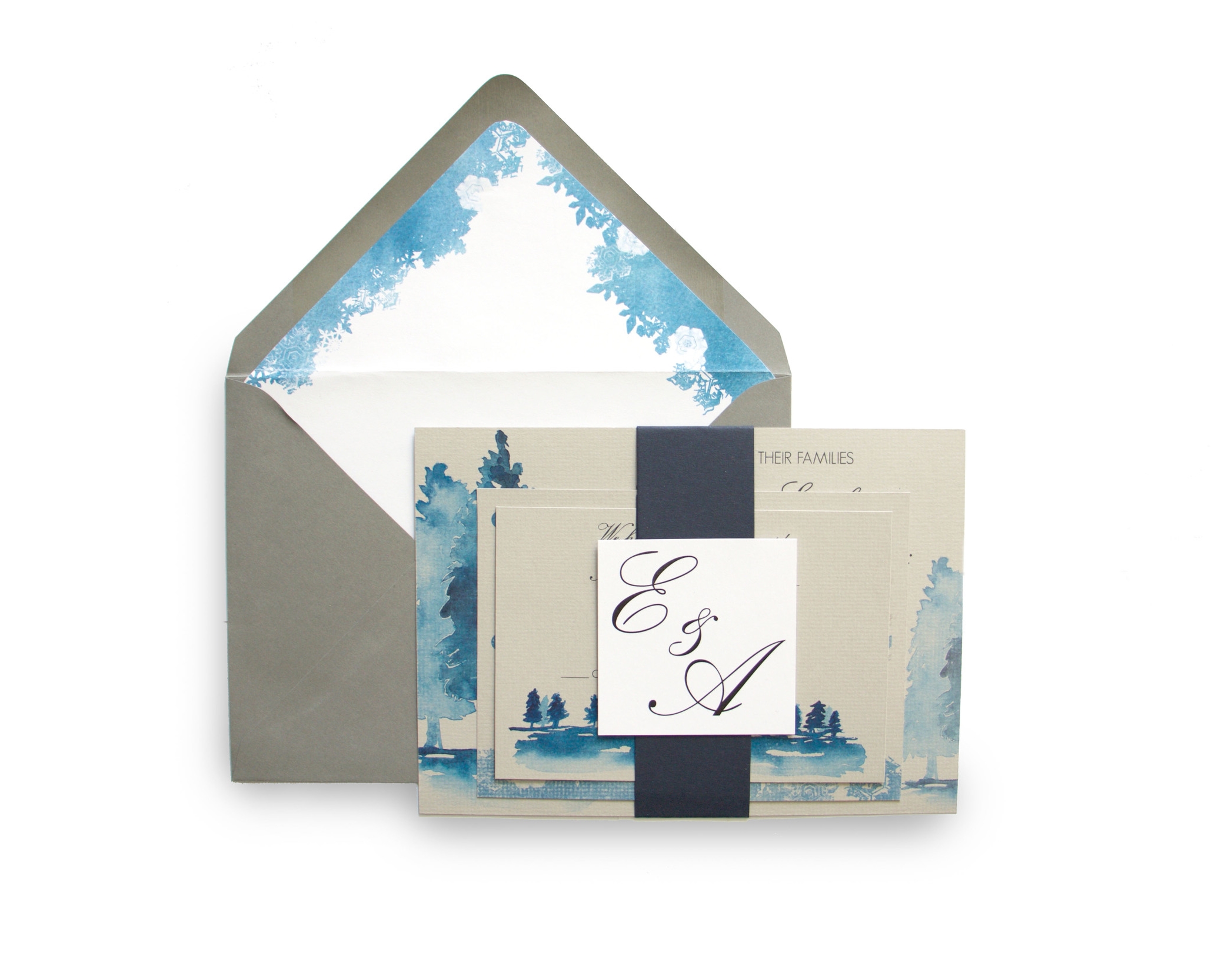 Paper by JLee: Winter Wedding InvitationsPaper by JLee: Winter Wedding Invitations