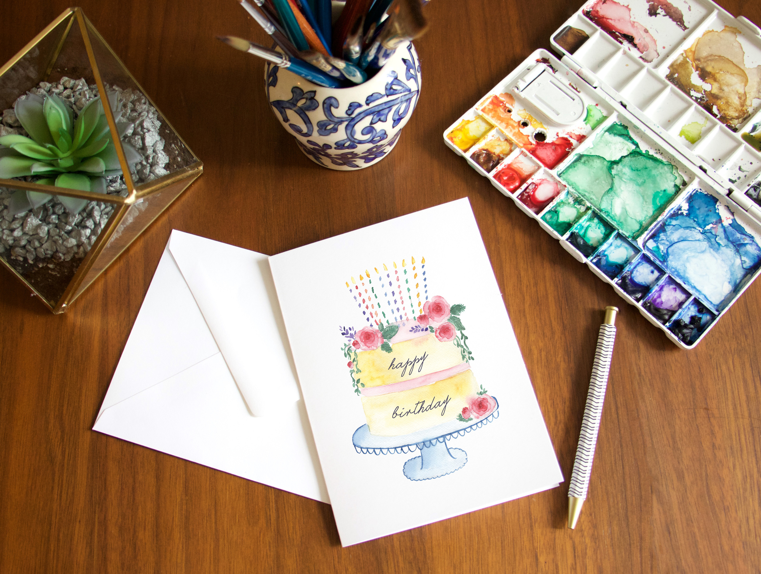 Happy Birthday Stationery