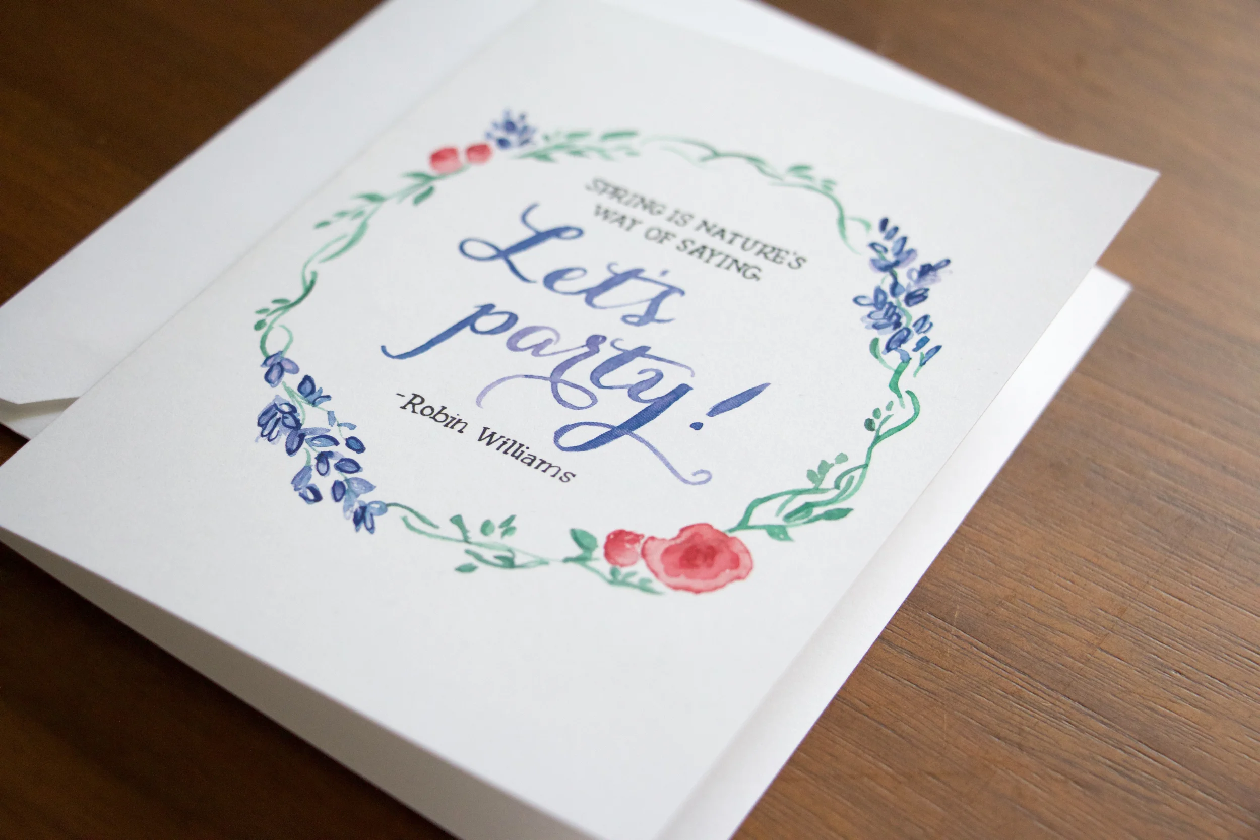 Spring Party Stationery