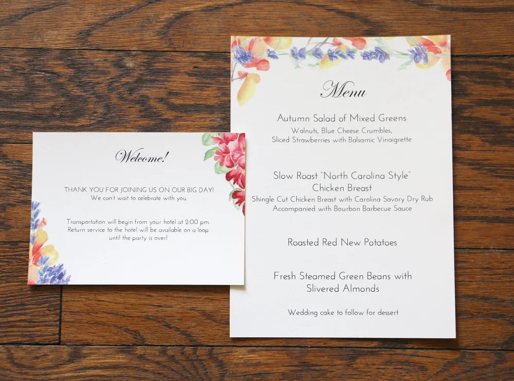Paper by JLee: Pennsylvania Wedding Invitation Suite 
