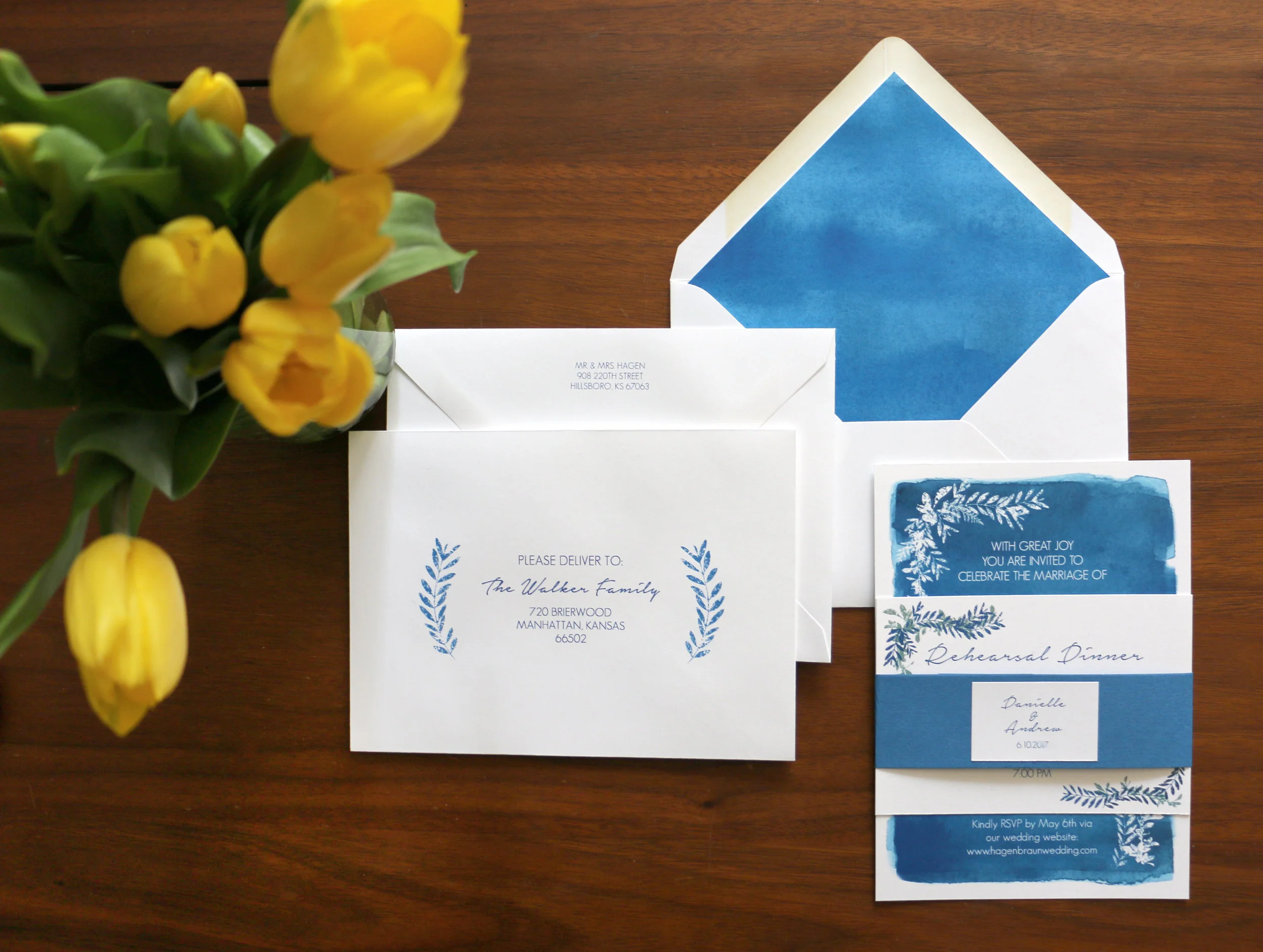 Floral Wedding Invitation