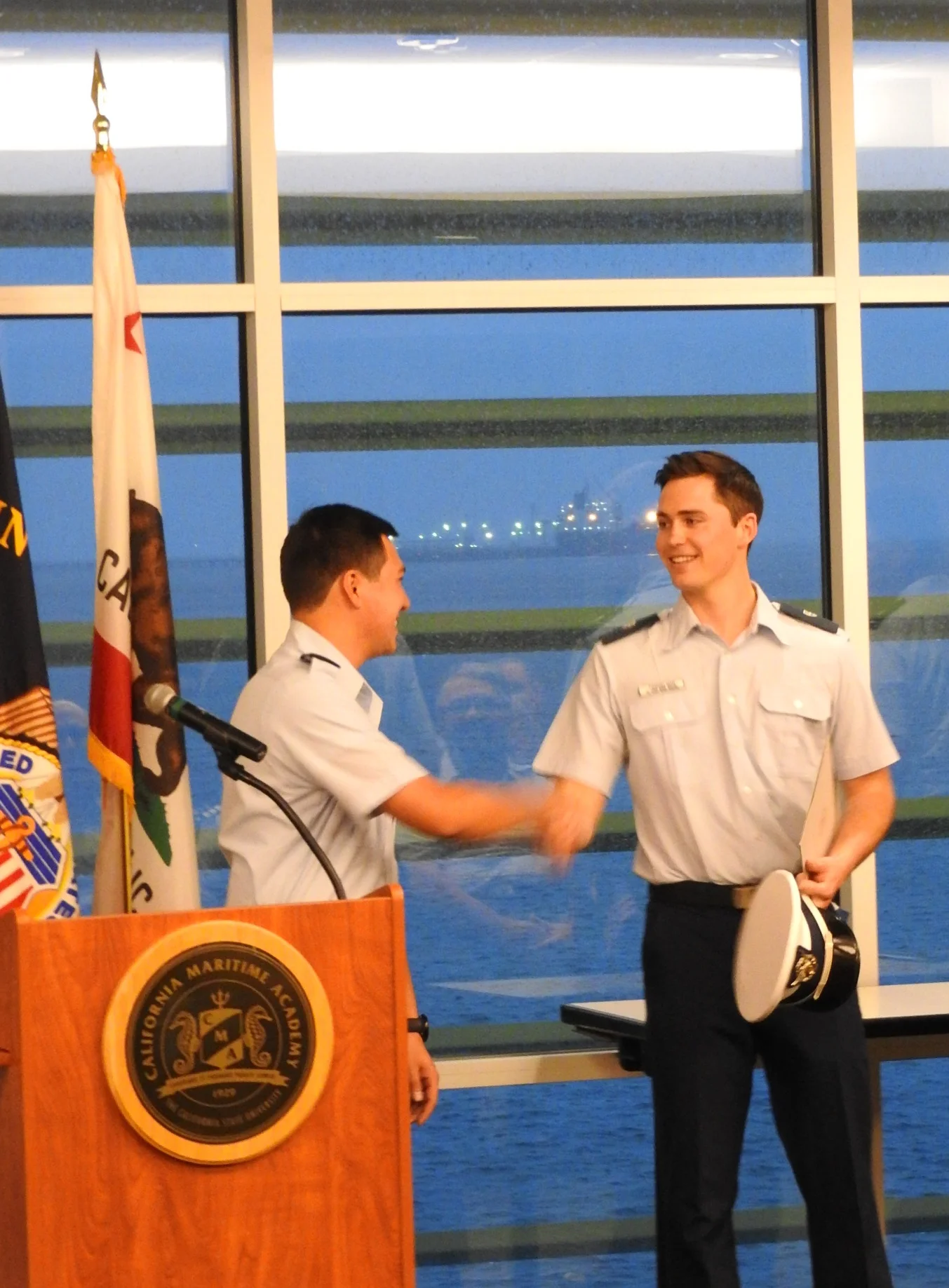 Tyan Twisselman relieving Andrew Manning as AUP Unit Leader