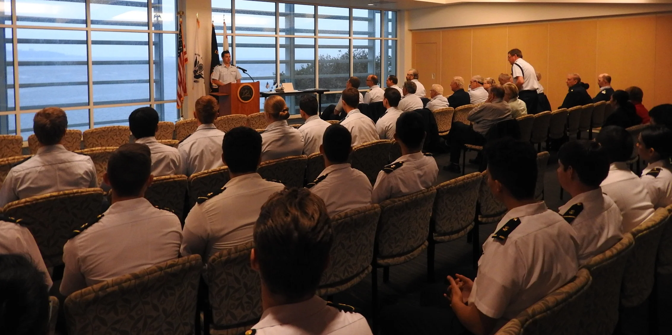 Excellent turnout for the ceremony