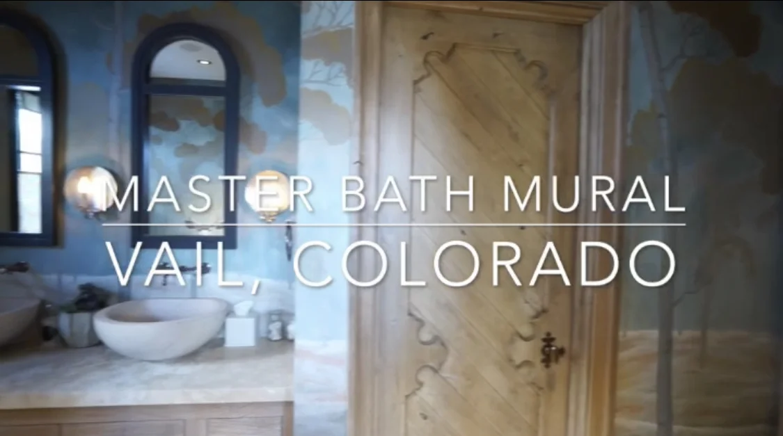 Aspen Trees: Mural by Rafael Arana