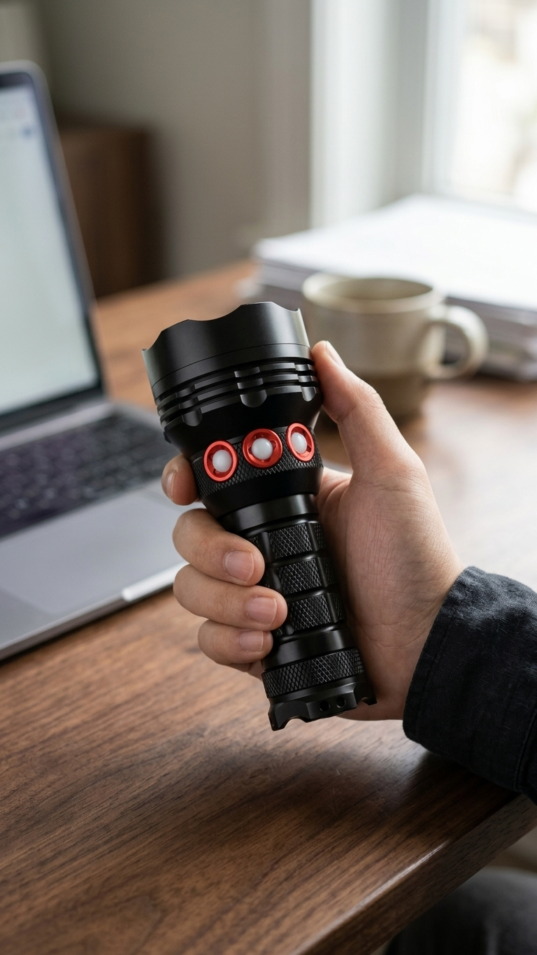 Shortwave, Midwave, Longwave, Fullwave UV Flashlight for
